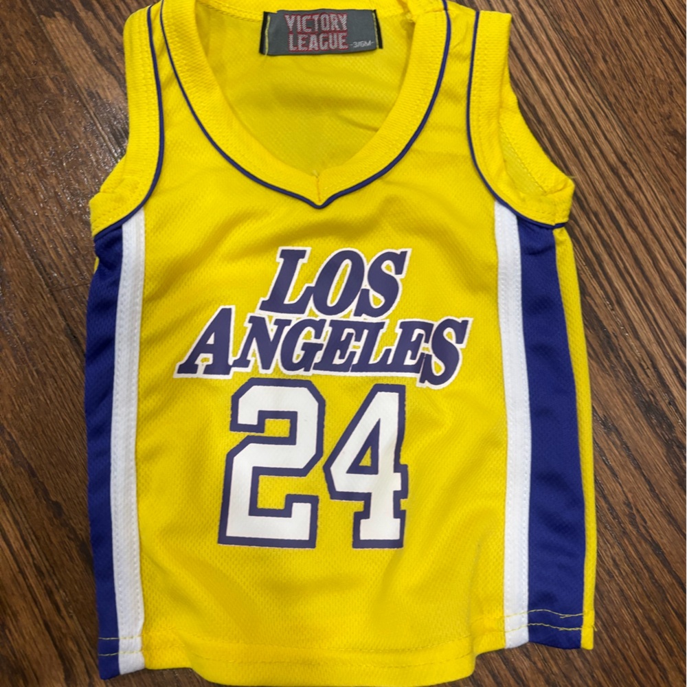NBA Kids Yellow and Blue Los Angeles Jersey Set - Picture 3 of 5